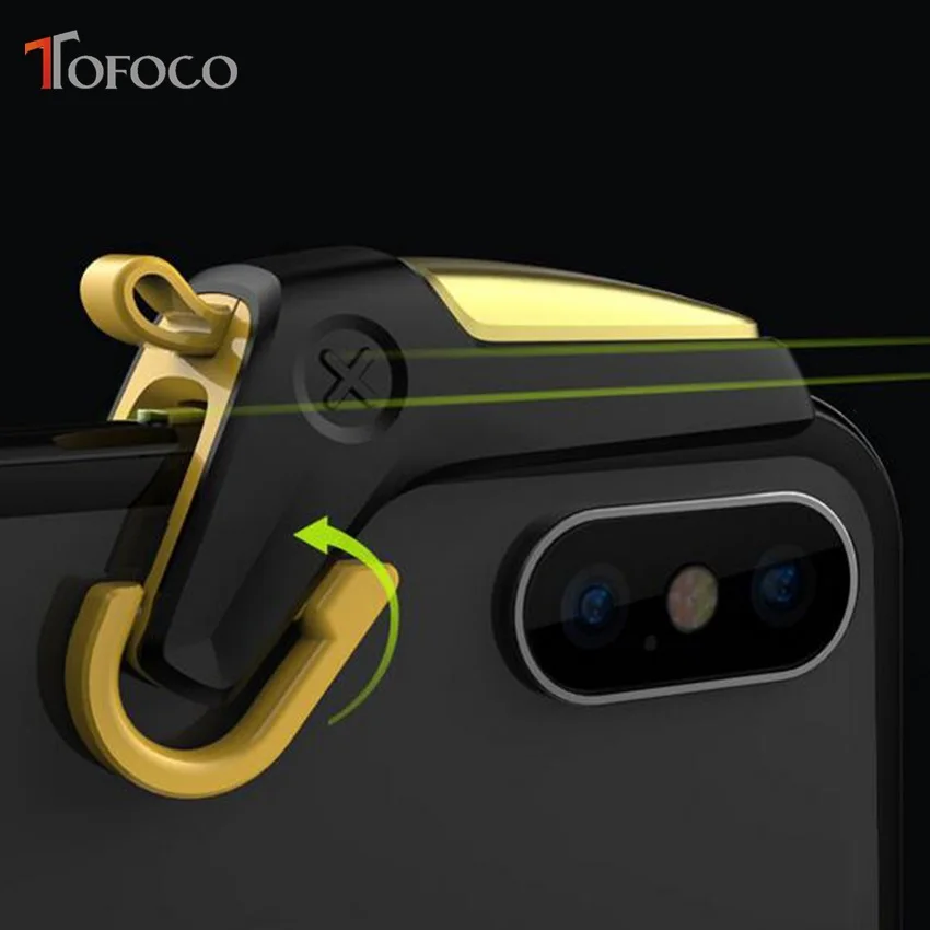 Игровой контроллер L1 R1 для смартфонов кнопка стрельбы Кнопка Iphone Xiaomi