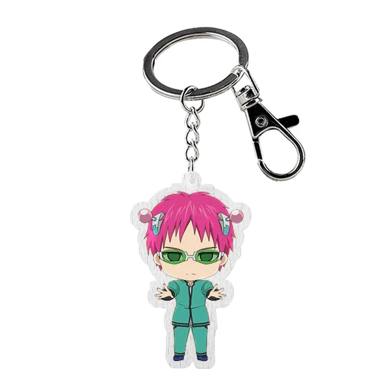 Брелок для ключей Saiki Kusuo с подвеской акриловый брелок изображением героев