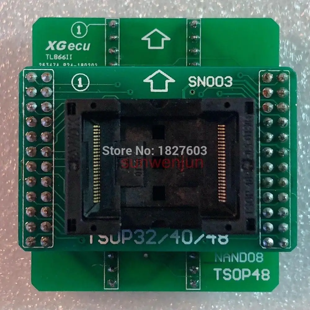 Адаптер ANDK TSOP48 NAND только для программирования TL866II plus чипов flash|adapters for programmer|adapter