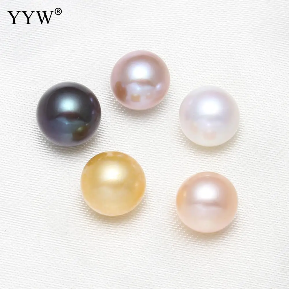 Mixed Colors Pearl Oysters Akoya Cultured Sea Pearls Beads Wholesale Colorful Round For Jewelry Making 5PCs/Bag | Украшения и