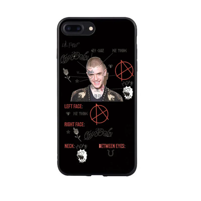 TPU Emo Lil Bo Peep Lil черный ТПУ Мягкий силиконовый чехол для телефона для iPhone11 11PRO MAX 8 7 6 Plus 6S X XS MAX XR 5 5S SE - Цвет: TPU