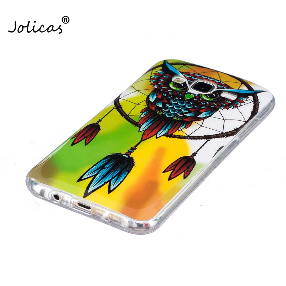 Светящиеся Чехлы для SAMSUNG Galaxy J7 2015 SM J700H J700M Duos J700F/DS мягкий из термопластика