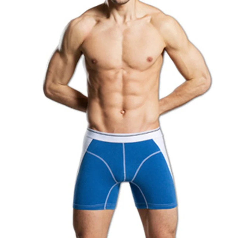Мужское нижнее белье u-образные хлопковые боксеры большого размера Дышащие