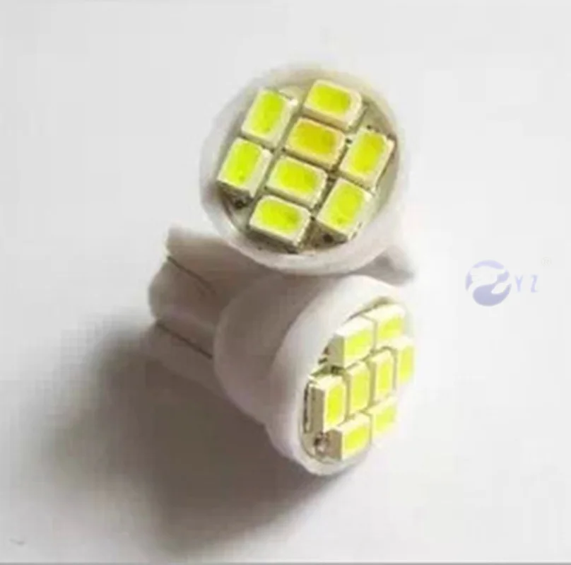 100 шт. Автомобильные светодиодные лампы T10 1206/3020 smd 8smd 194 168 192 W5W t10 | Автомобили и