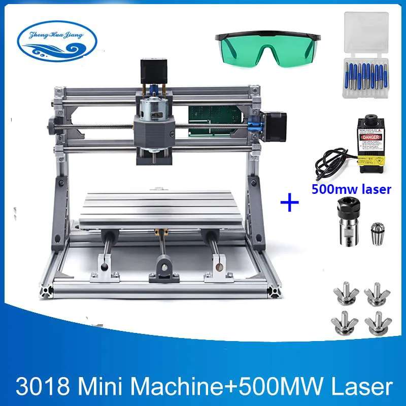 500mw CNC3018 withER11, diy мини ЧПУ гравировальный станок, лазерная гравировка, Pcb ПВХ фрезерный станок, деревообрабатывающий станок, cnc 3018, лучшие передовые игрушки - Цвет: 500mw