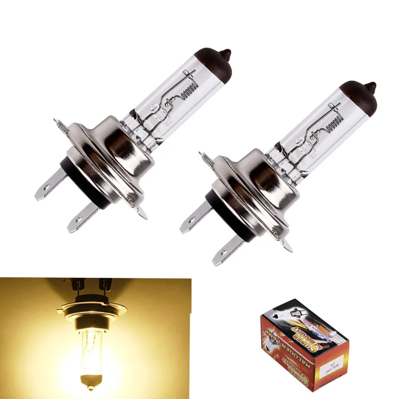 2 шт. дневные ходовые огни H7 24 В 70 Вт 4300K|car light source|h7 24vcar headlight |