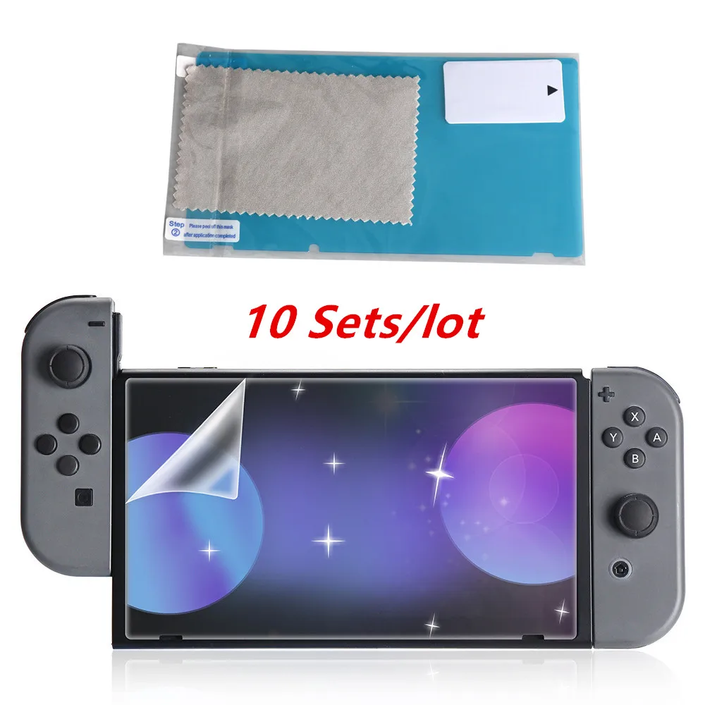 10 комплектов для Nintendo Switch NS аксессуары 9 H защита экрана с защитой от царапин