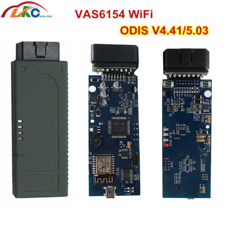 Высокое качество VAS6154 wifi ODIS 4.4.1 с Keygen V-A-G диагностический инструмент для V-W/A-udi/S-koda