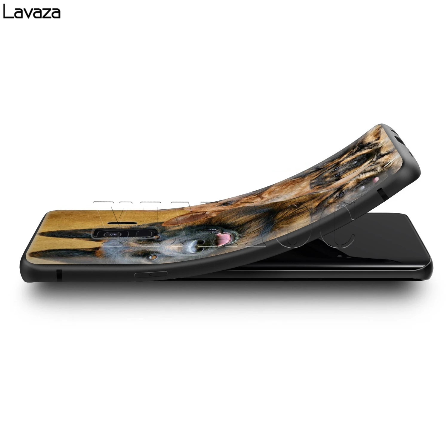 Lavaza Cute German Shepherd Dog Case for Samsung Galaxy S6 S7 Edge J6 S8 S9 S10 Plus A3 A5 A6 A7 A8 A9 Note 8 9 |