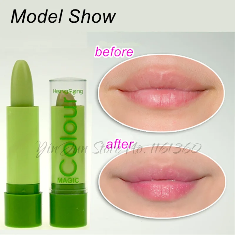 1 шт. волшебный цвет меняющий температуру Noritious бальзам для губ длительное