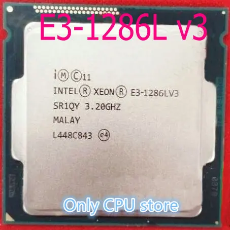 Процессор intel E3-1286L v3 четырехъядерный 3,2 ГГц LGA 1150 TDP: 65 Вт E3-1286Lv3 E3 1286L v3