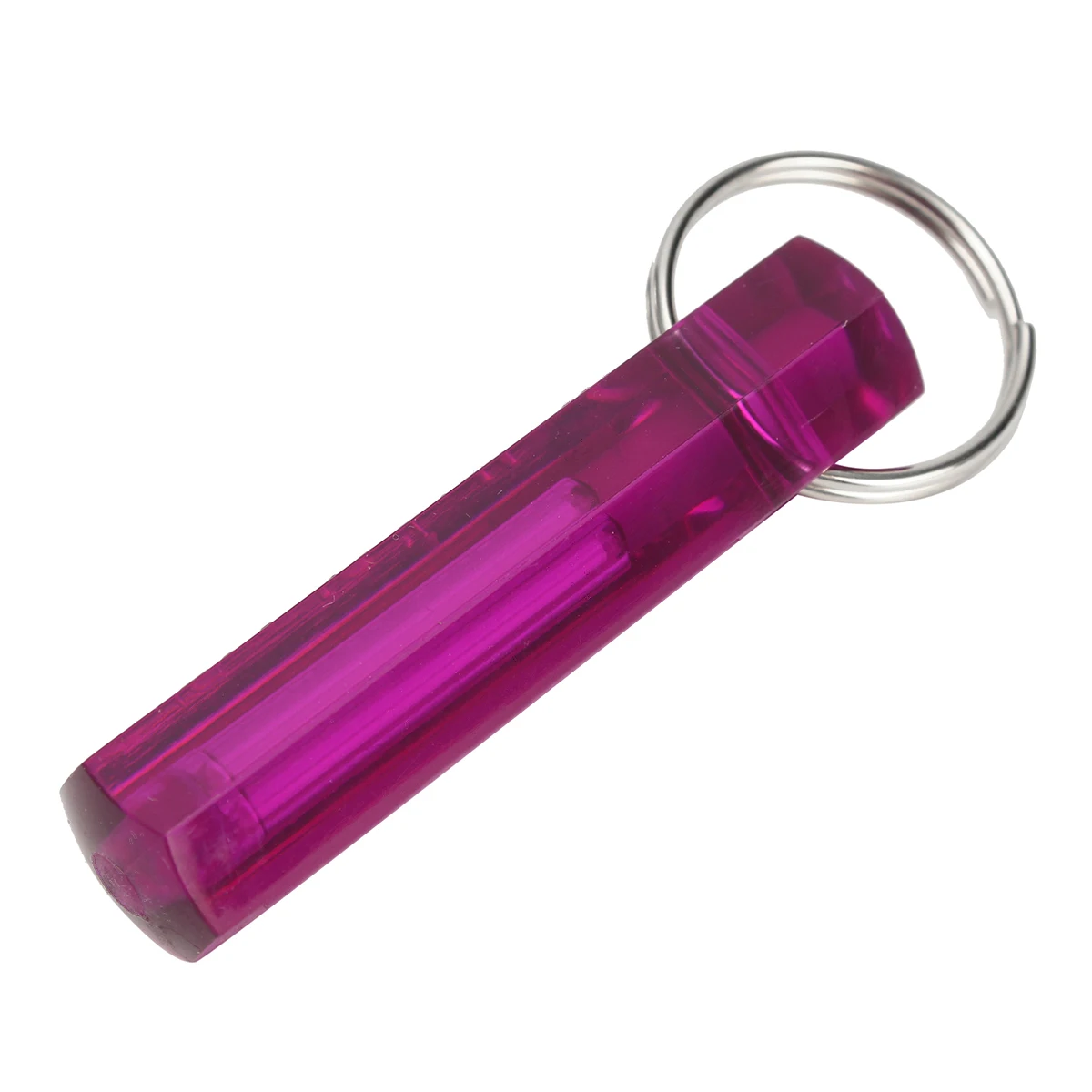 Purple Автоматический титановый брелок для ключей, самоосвещающийся флуоресцентный аварийный светильник для улицы, самолюминесцентные тритиевые трубки - Цвет: Purple