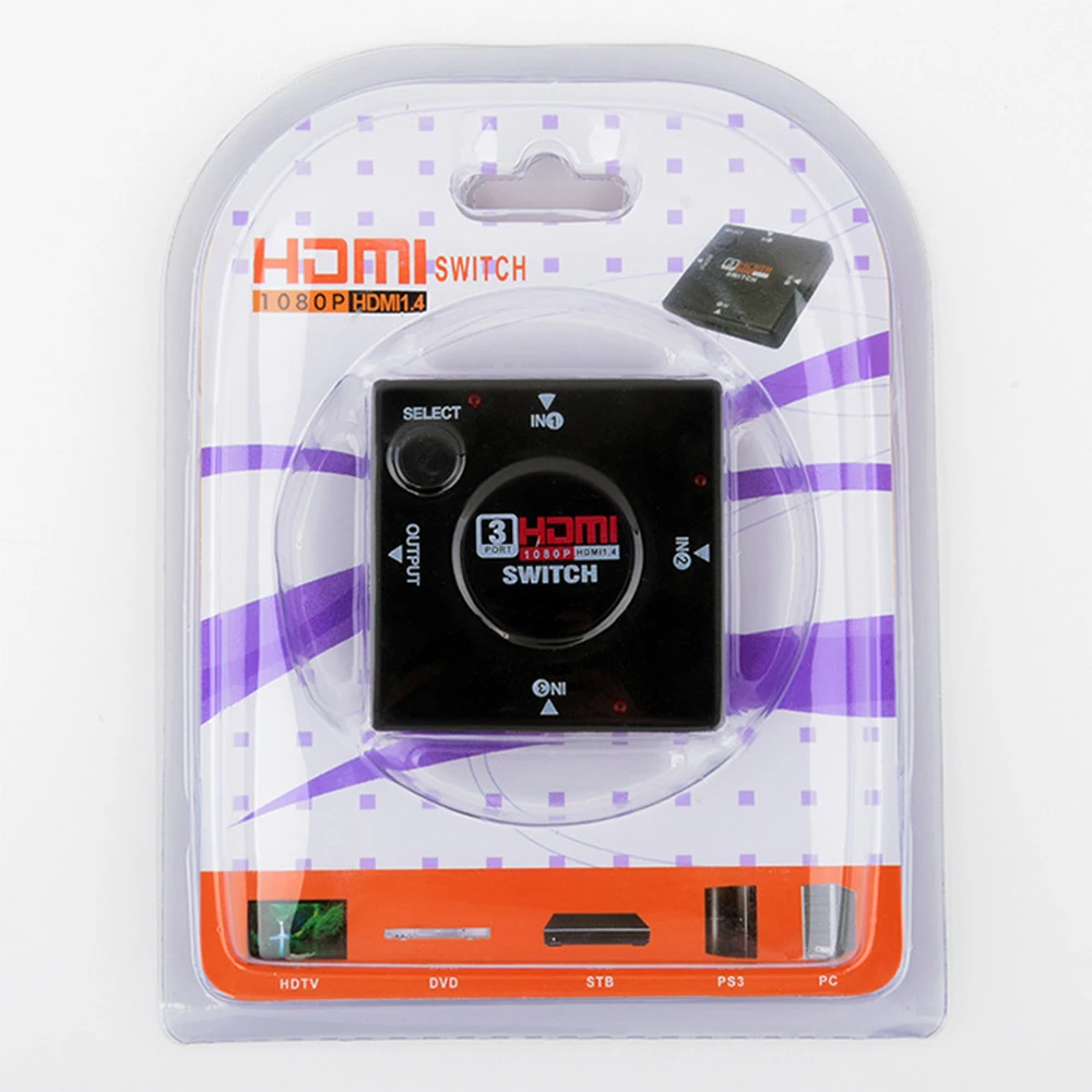 Мини-HDMI-конвертер 3 в 1 1080P | Электроника