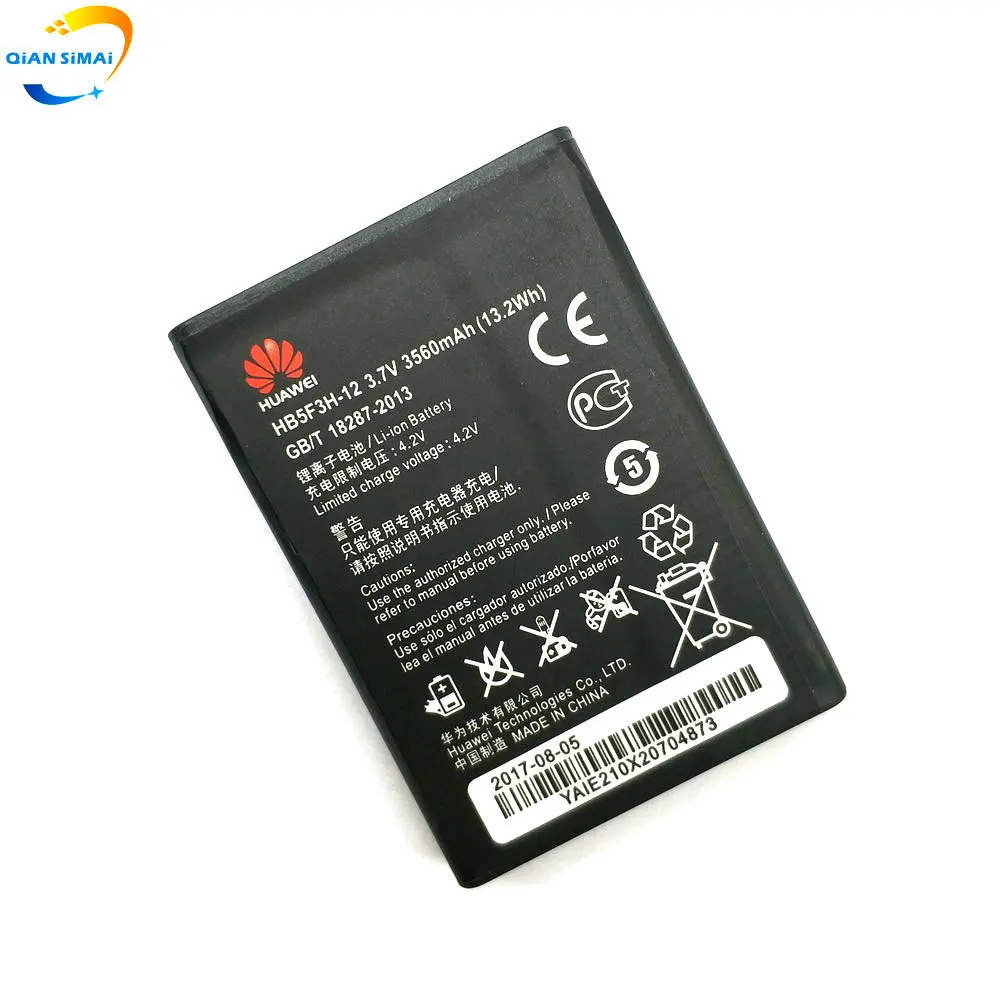Аккумулятор HB5F3H для Huawei E5372T E5775 4G LTE FDD Cat 4 Wi-Fi-роутер 3560 мАч | Мобильные телефоны и