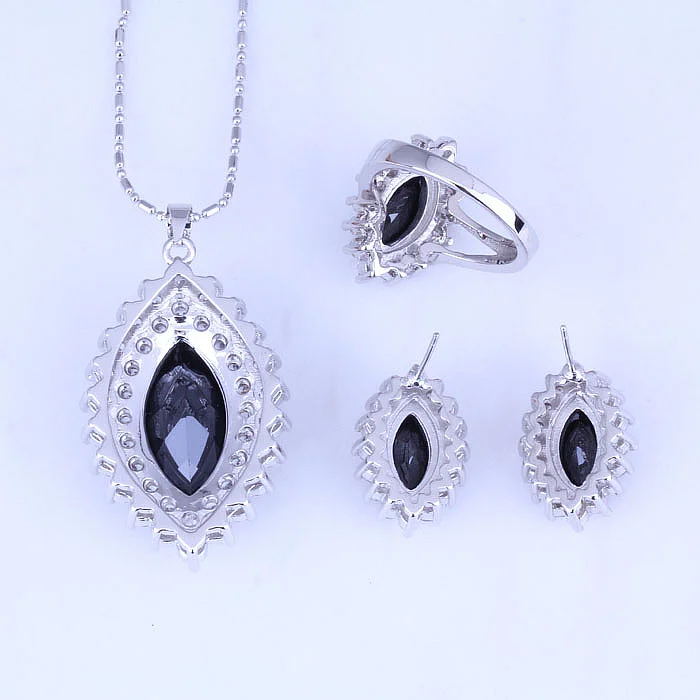 Женский ювелирный комплект из кольца и серёг в форме глаза | Украшения аксессуары