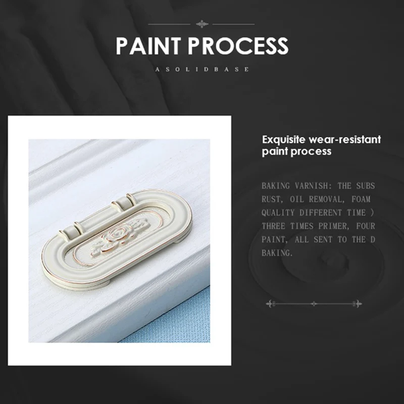 Европейский Декор Ручки Lvory белый металлический твердый ящик шкаф для ювелирных