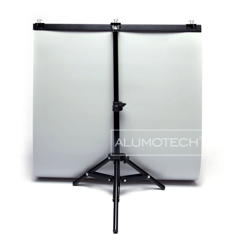 Мини задник ALUMOTECH Widith 50/68 см + штатив стойка для студийной фотосъемки|Аксессуары