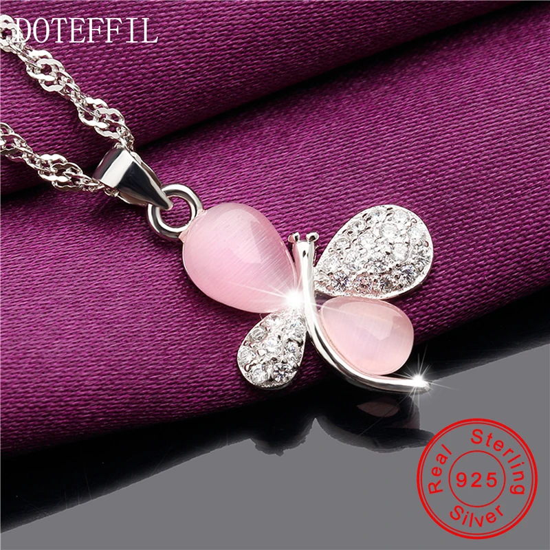 Женское серебряное ожерелье с подвеской в виде стрекозы AAAA роскошное ювелирное