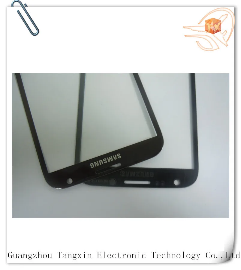 5.5 дюйм(ов) переднее стекло для Samsung Note2 N7100 высокое качество бесплатная доставка |