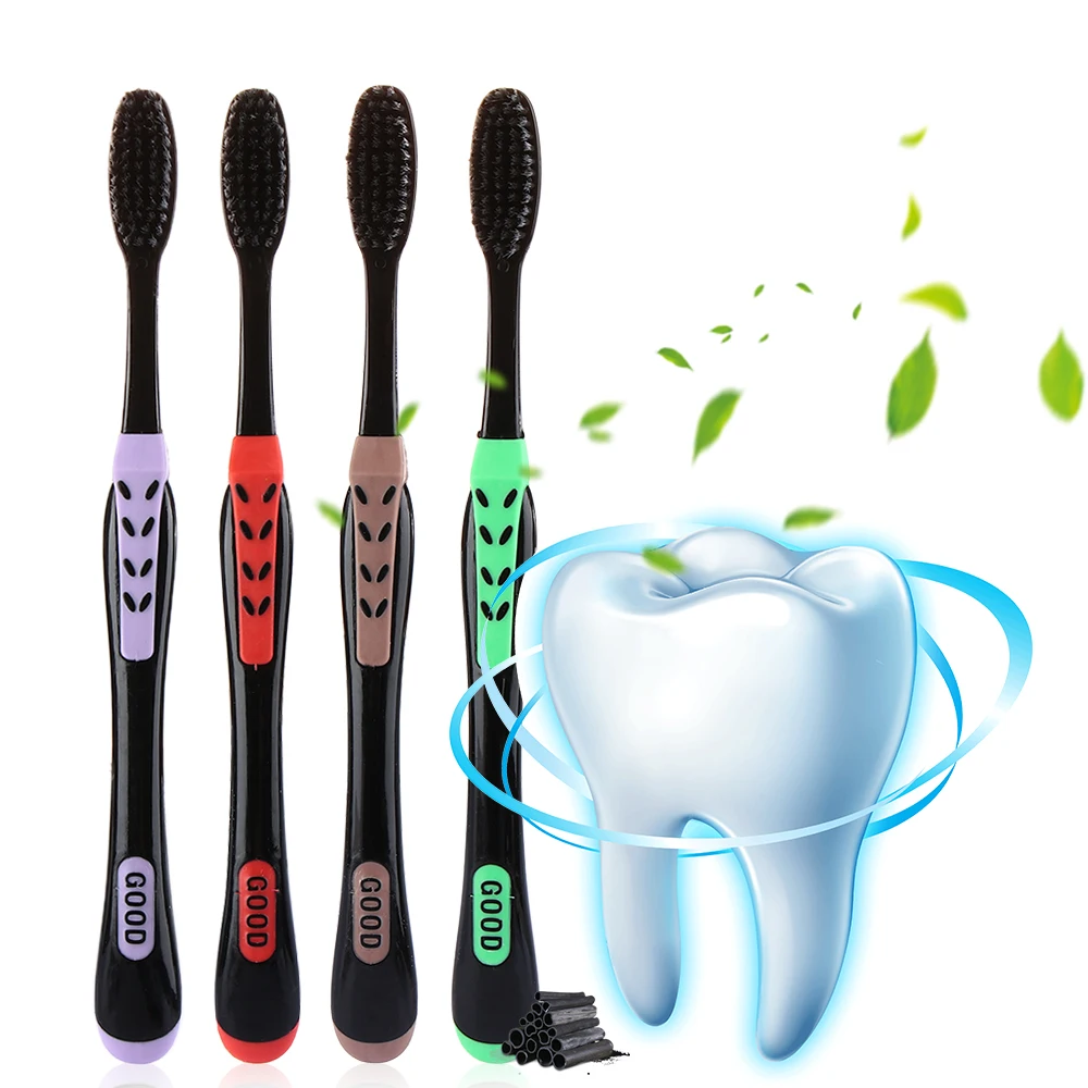 4 шт./компл. унисекс гигиеническая Ультрамягкая зубная щетка очистка полости рта