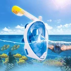 Полнолицевая маска для дайвинга, противотуманная маска для подводного плавания, подводной охоты, маска для детей и взрослых, тренировочное снаряжение для дайвинга