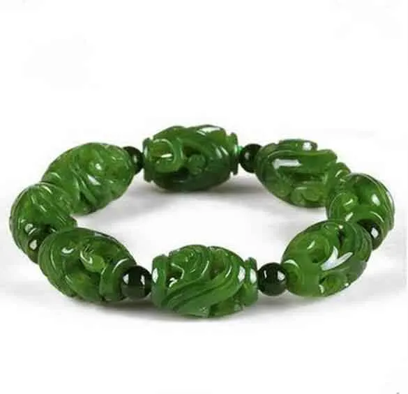 

Fine Jewelry Fashion Hetian Qingyu Jade Bracelet Hand Chain to Twist the Hand Chain Women Jewelry Men Jewelry