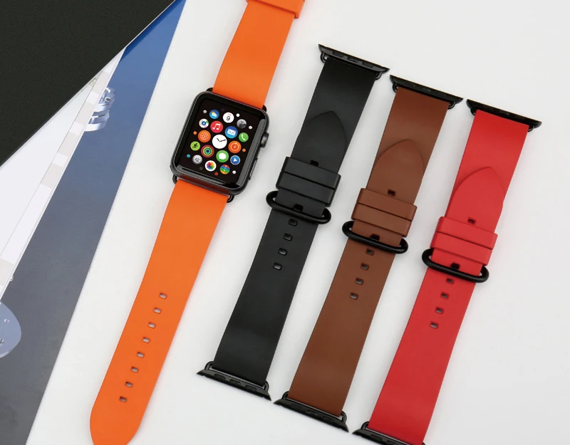 Аксессуары для часов MAIKES силиконовый ремешок для Apple Watch 44 мм 40 мм фторуглеродная Резина iWatch 4 3 2 1 Apple Watch 42 мм 38 мм