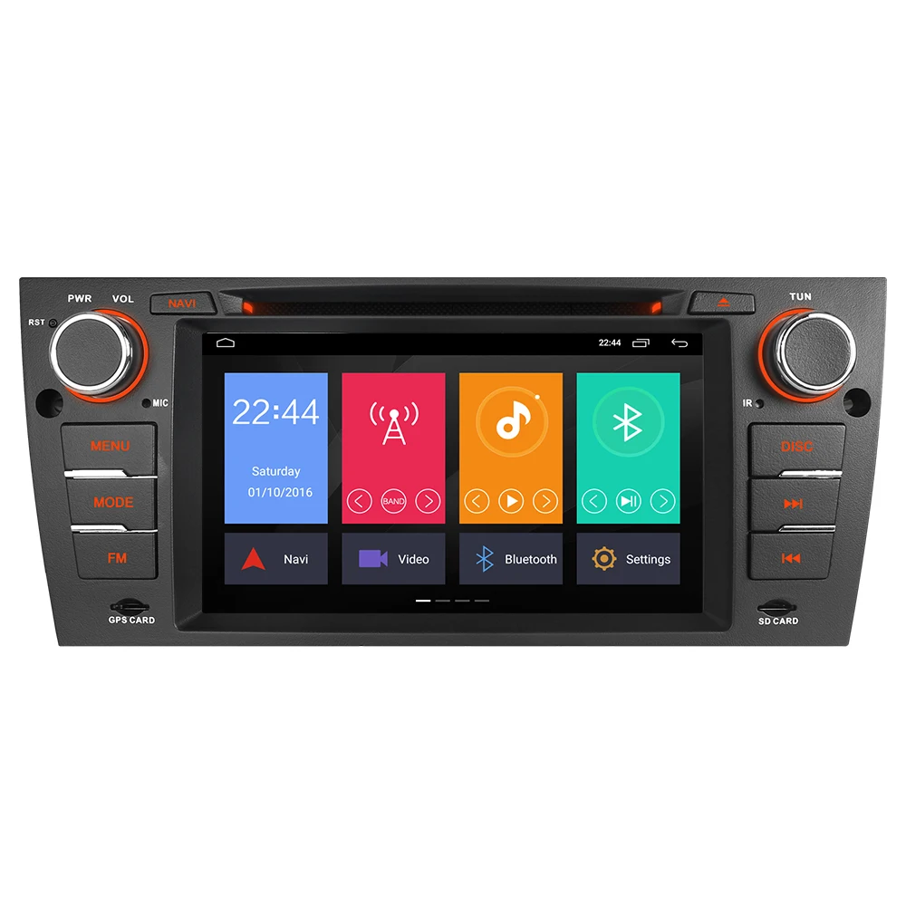 A Sure 7 дюймов 2 Din Android 8 1 Автомагнитола DVD gps Sat Nav стерео DAB + OBD для BMW E90 седан E91 E92 E39 M3 3