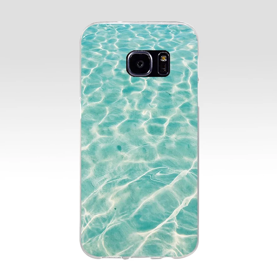 Мягкий силиконовый чехол из ТПУ 91AQ Sea of Love для samsung Galaxy s6 s7 edge s8 s9 plus чехол|Бамперы| |