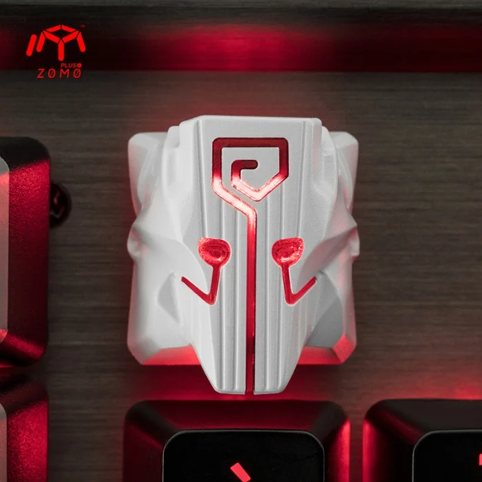 JUGG Keycap x1 Zomo dota2 hero Yurnero Juggernaut JUGG бабочка Манта Рапира Artisan Keycap CNC Анодированный Алюминиевый совместимый Cherry MX Переключатель - Цвет: JUGG Keycap x1
