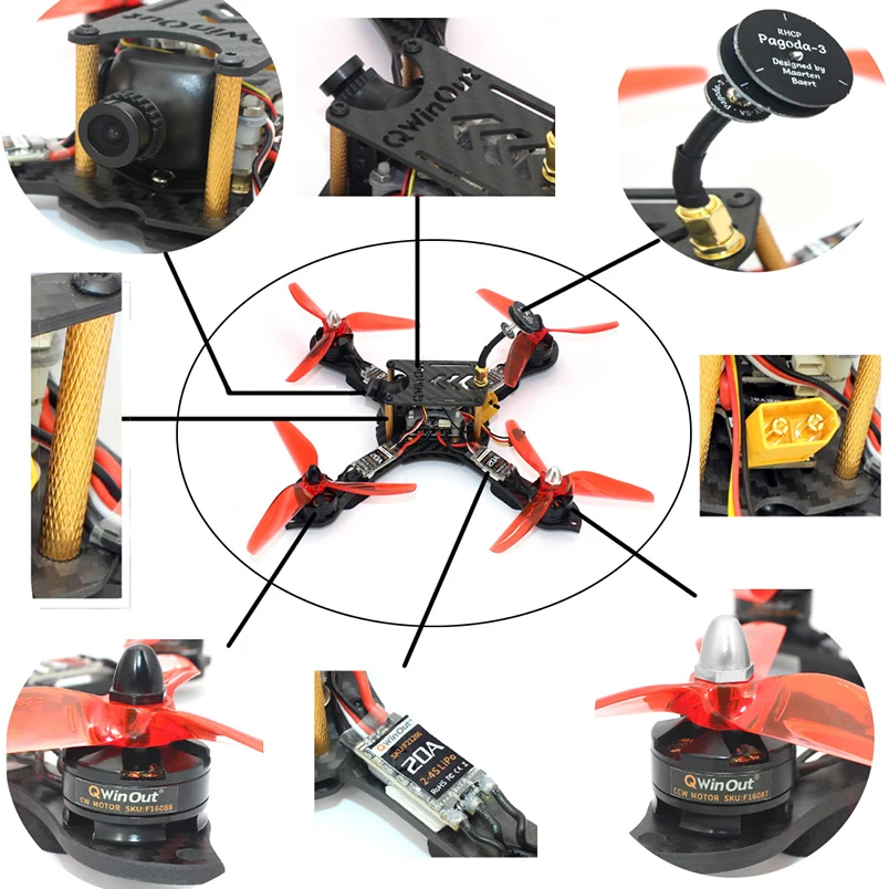JMT 210 мм RTF Mini Racer RC FPV Квадрокоптер гоночный Дрон с Flysky FS I6 передатчик F4 Pro (V2)