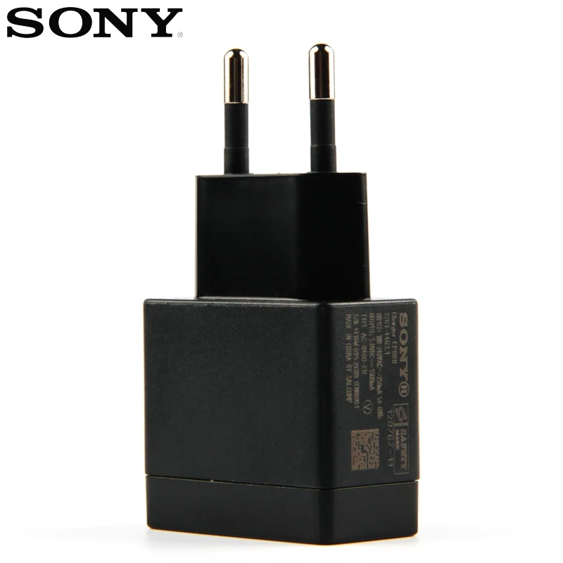 EU-Adapter Оригинальное настенное зарядное устройство для sony Xperia Z1 Z1 mini Z3 mini Z4 Z1 Compa Z3 Compact E6553 L39h XL39h Xperia Z Ultra Micro USB кабель - Тип штекера: EU-Adapter