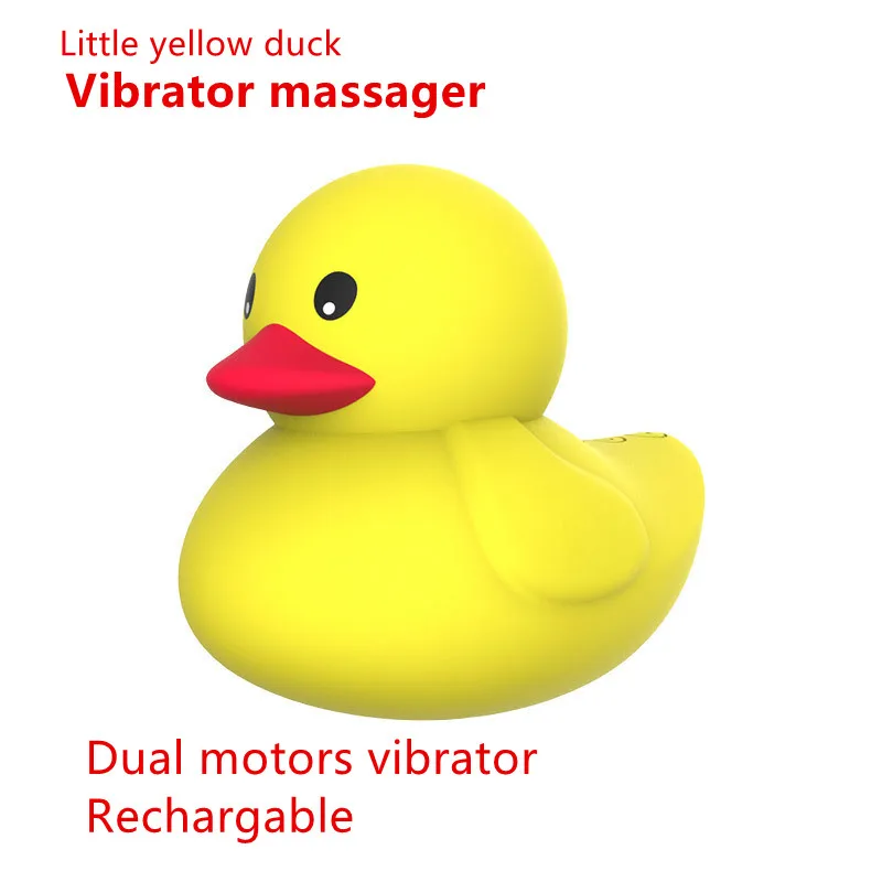 Фаллоимитатор с уткой силиконовый вибратор секс товары перезаряжаемый 10