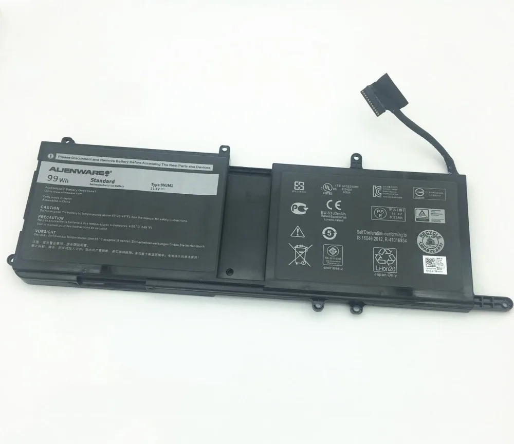 Новый оригинальный аккумулятор для Alienware 15 R3 17 R4 0546FF 0HF250 44T2R 9NJM1 HF250 MG2YH 11 4 в 99