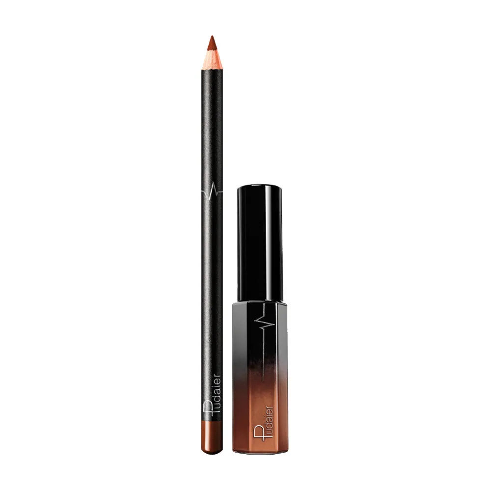 Pudaier Cosmetics 2 шт. бархатная матовая стойкая водостойкая помада, матовая помада для губ, набор, красота, Новое поступление, пигментированные помады