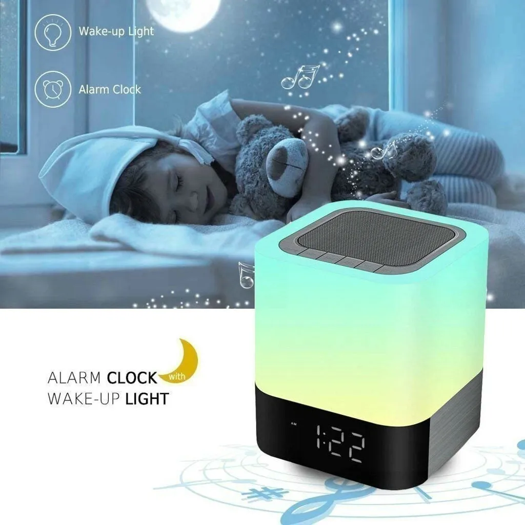 Портативный bluetooth-динамик 2019 светодиодный ночсветильник беспроводная лампа