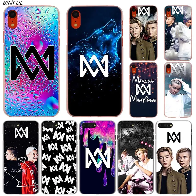 Маркус Мартинус Горячая Мода Прозрачный жесткий чехол для телефона iPhone X XS Max XR 8 7 6