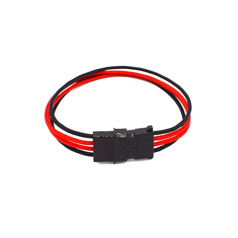 ULT best SATA 4Pin IDE Molex Мужской Женский M/F расширение Питание кабель 18AWG красные черные