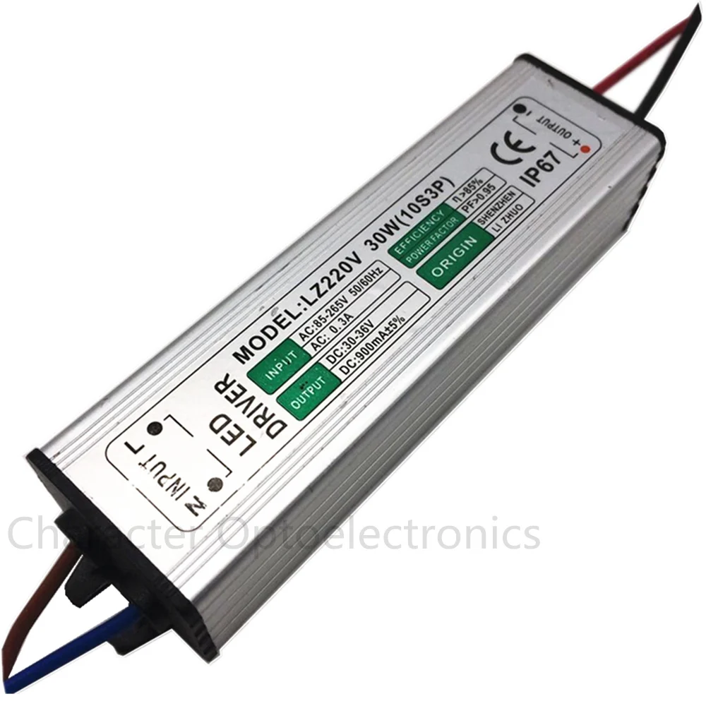 2 шт. AC85V 265V для DC30V 36V светодиодный драйвер 900mA 30 Вт адаптер переменного тока