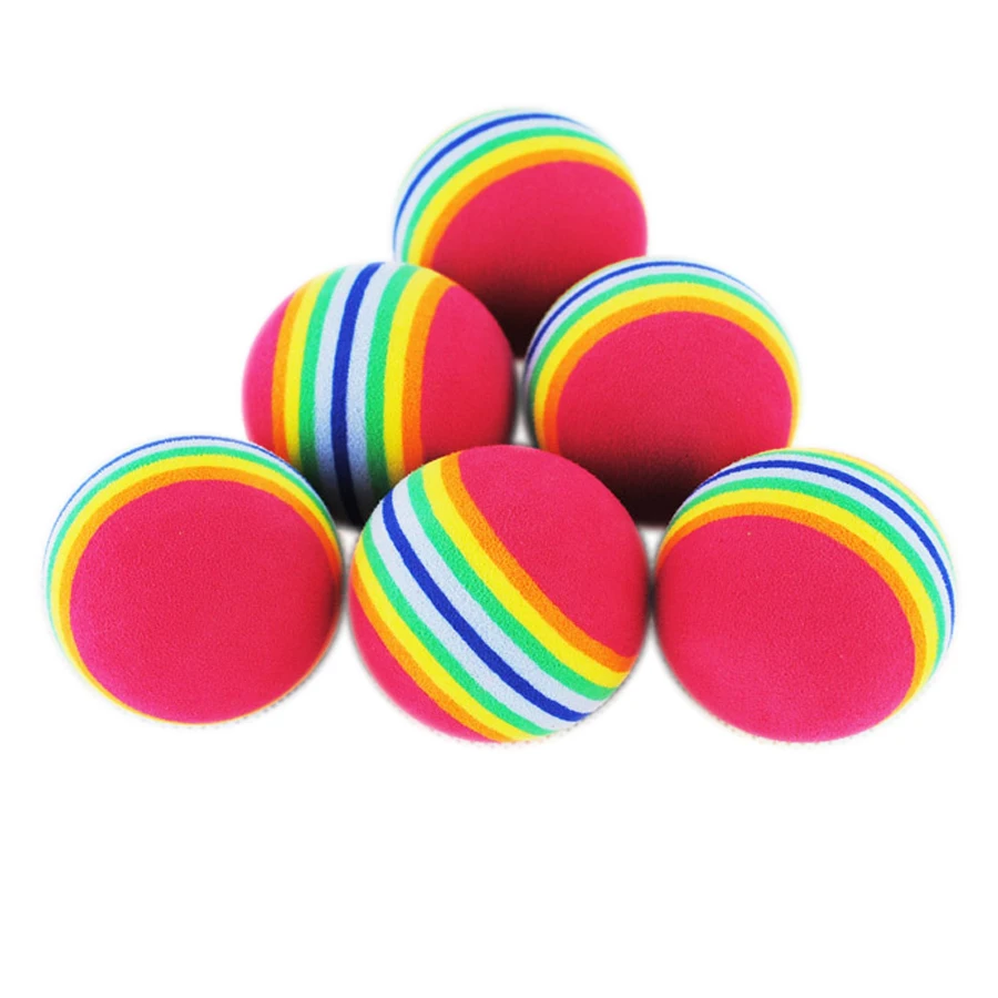 CRESTGOLF 10 шт./упак. Радужный мяч для гольфа разноцветные мячи игры в гольф | Спорт и