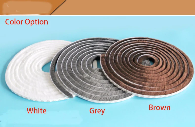 10 м/лот самоклеящаяся уплотнительная лента для дверей и окон ветрозащитная