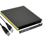 Внешний корпус для CDDVD RW, корпус USB 3,0 12,7 мм, SATA, оптический привод, чехол для ноутбука HP DELL ASUS Lenovo, ноутбук без драйвера