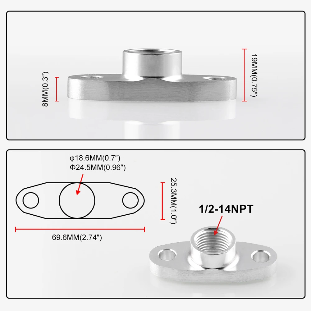 Прочный универсальный автомобильный фитинг Плетеный масляный сливной провод