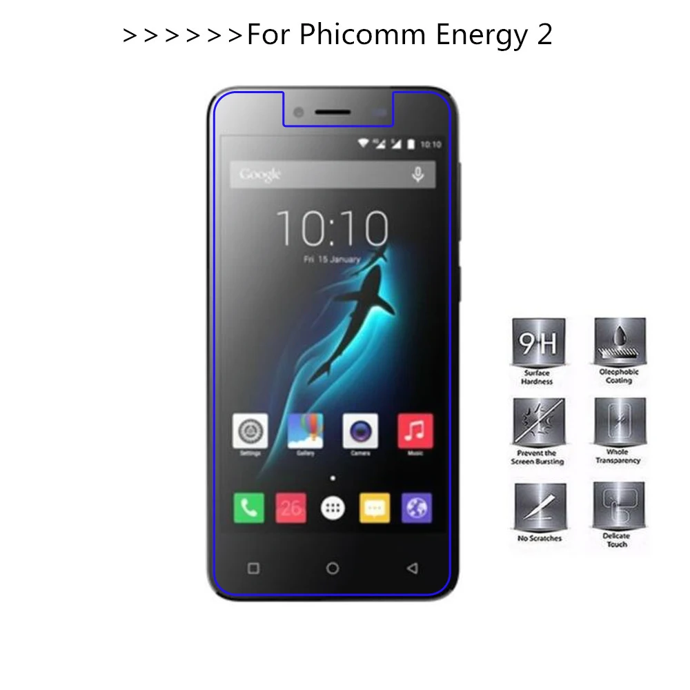 Защитная пленка для телефона Phicomm Energy 2 телефонная из закаленного стекла |