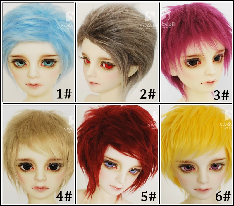 Новинка 1/12 3 4 дюйма 9 10 см 1/8 5 дюймов 12 14 BJD для AE PukiFee lati кукла Антискользящая парик