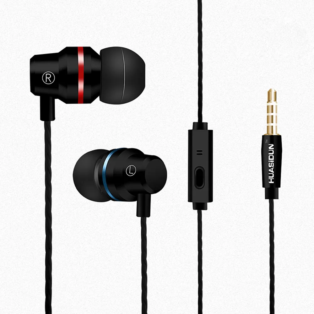 VOBERRY горячие наушники в ухо Hifi металлические 3 5 мм супер бас Сабвуфер стерео с