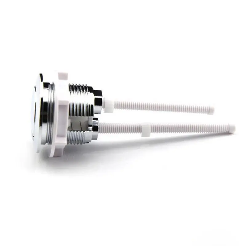 Горячий унитаз спрятанный бачок двойной заподлицо WC кнопочный ABS хром 2