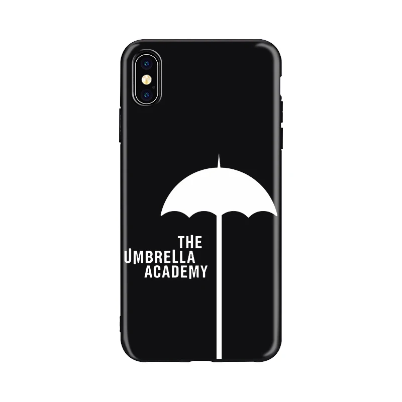 Чехол для телефона с логотипом бренда umbrella academy iPhone X 7 Plus XS 10 мягкий силиконовый