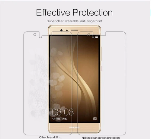2 шт./лот Защита экрана для Huawei Ascend P9 NILLKIN кристальная супер прозрачная защитная