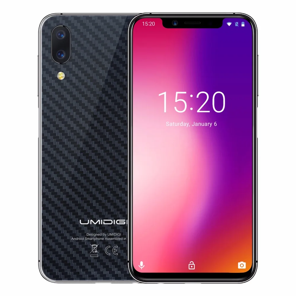 UMIDIGI One 5 99 &quotполный дисплей глобальная версия Helio P23 Восьмиядерный 4 Гб + 32 ГБ